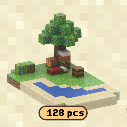 PixelCubic Beach Magnetic Building Blocks