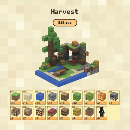 PixelCubic Harvest Magnetic Building Blocks