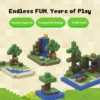Jungle Beach Magnetic Building Blocks Set – STEM Toys & Gifts for Kids