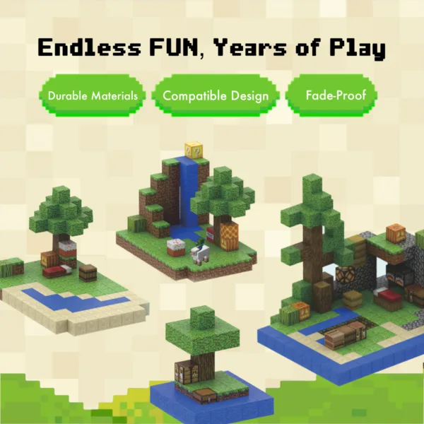 minecraft-magnetic-blocks-selling-points-3 Villa Magnetic Building Blocks Set – STEM Toys & Gifts for Kids