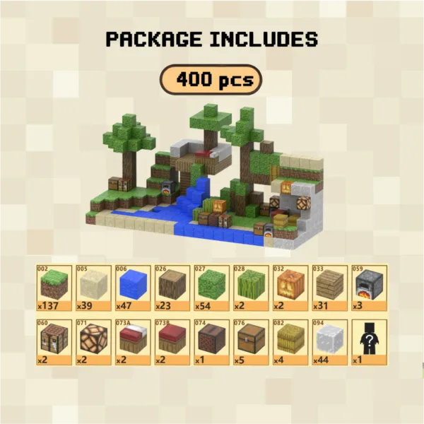 Jungle Beach Magnetic Building Blocks Set – STEM Toys & Gifts for Kids