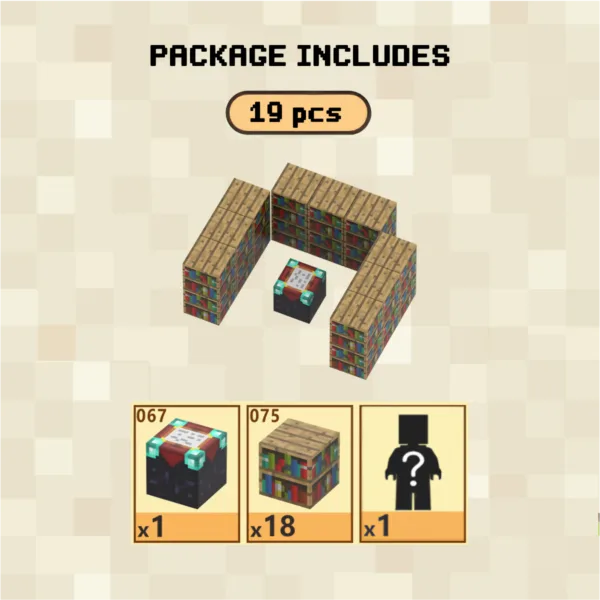 minecraft-magnetic-blocks-enhanting-table-1 Enhanting Table Magnetic Building Blocks Set – STEM Toys & Gifts for Kids