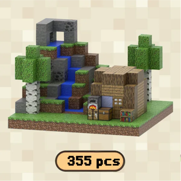 Forest Cabin Magnetic Building Blocks Set – STEM Toys & Gifts for Kids