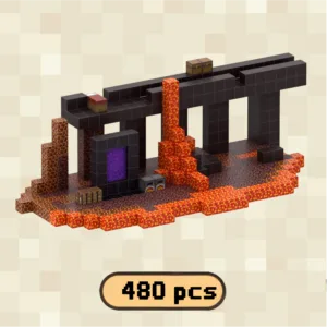 Nether World Magnetic Building Blocks Set – STEM Toys & Gifts for Kids